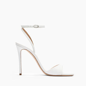 Casadei Julia Leather Sandals White 1L293J1001MINOR