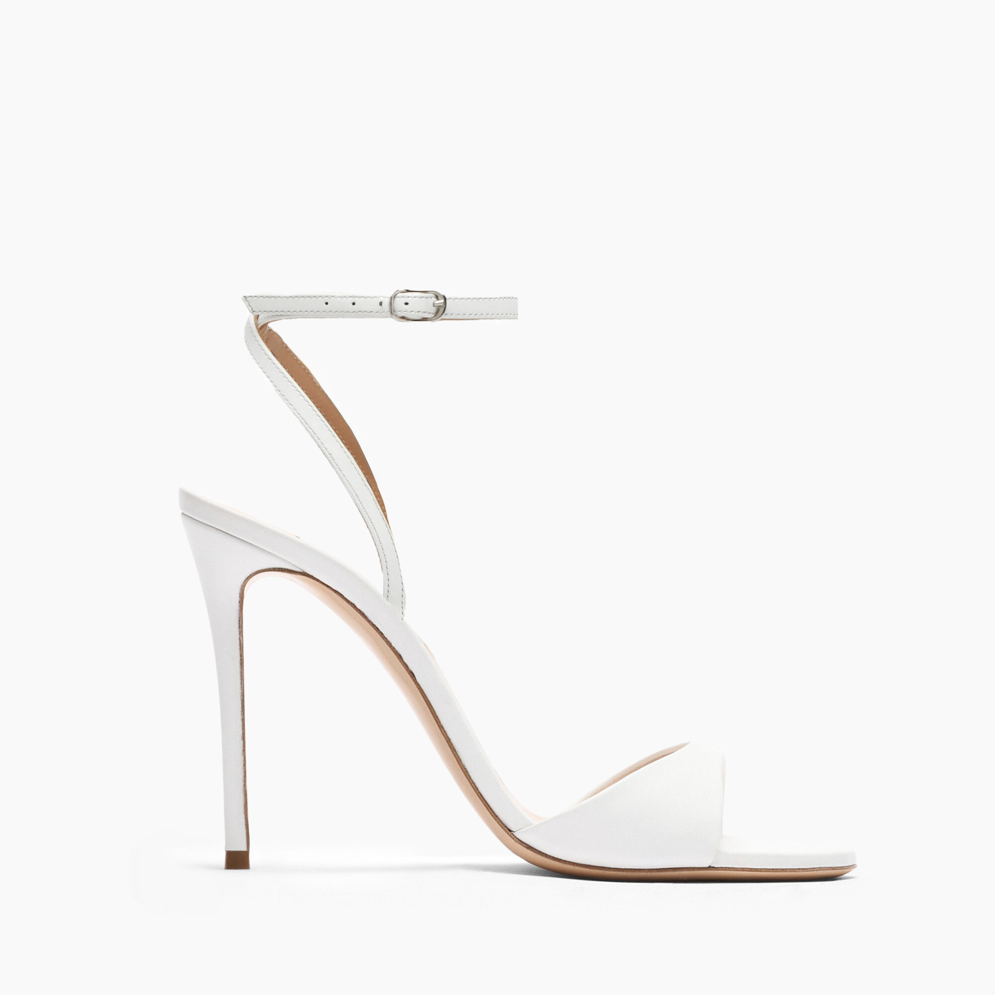 Casadei Julia Leather Sandals White 1L293J1001MINOR