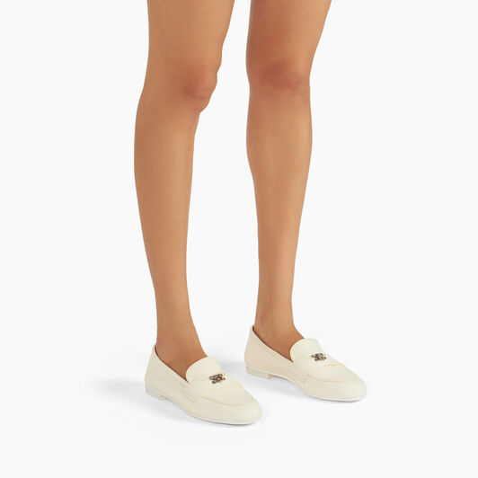 Casadei Antilope Loafers Off White 1A253X0101C2363