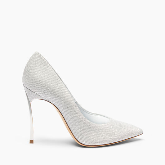 Casadei Blade Pump Silver 1F915W100MTRINI