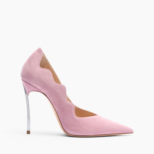 Casadei Superblade Suede Pumps Mauve 1F023A100MCAMOS Casadei Superblade Suede Pumps Mauve 1F023A100MCAMOS