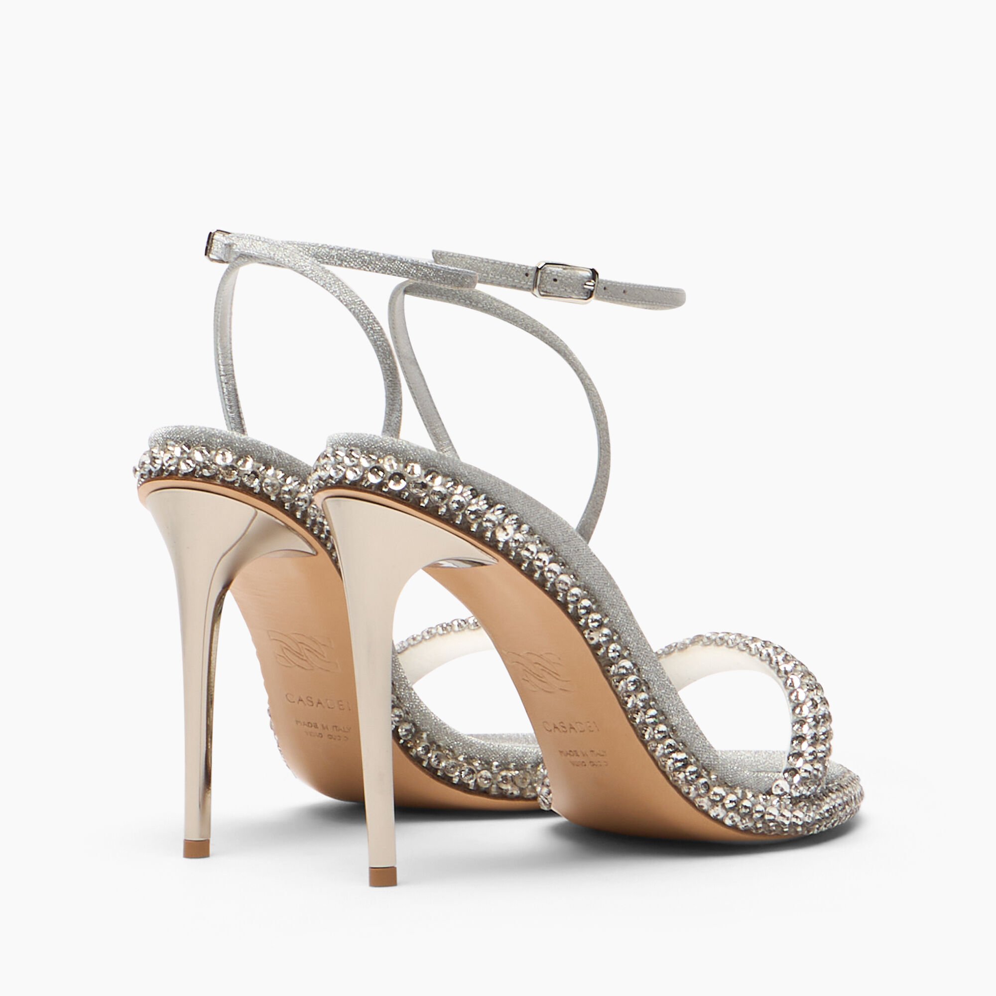 Casadei Sirio Sandal Silver 1L434B1001T0578 Casadei Sirio Sandal Silver 1L434B1001T0578