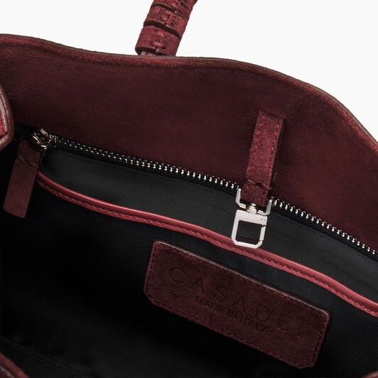 Casadei Park Avenue Velour Bag Amarena 3W485A0000PAKVL Casadei Park Avenue Velour Bag Amarena 3W485A0000PAKVL