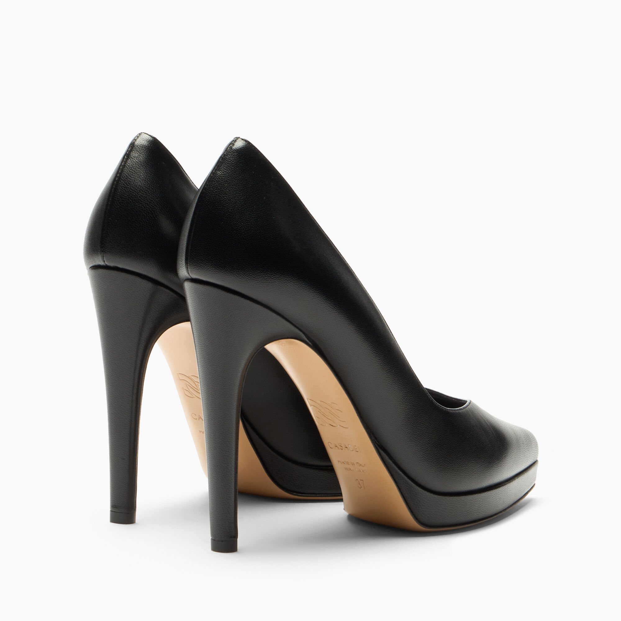 Casadei Micheele Minorca Pump Black 1F013A1001MINOR Casadei Micheele Minorca Pump Black 1F013A1001MINOR