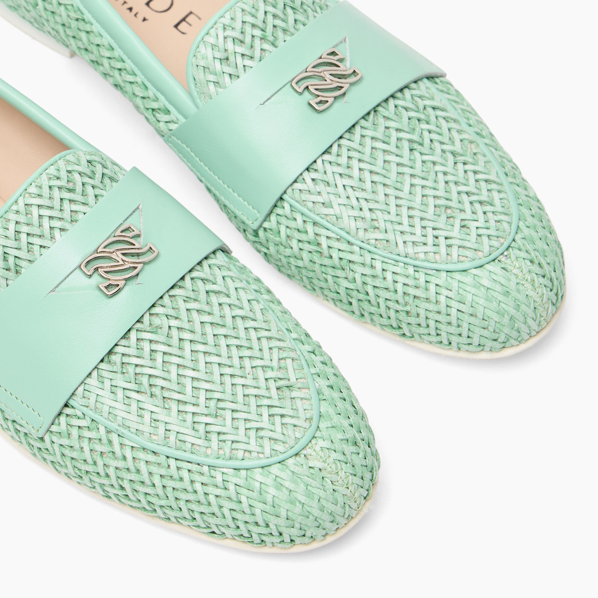 Casadei Hanoi Loafers Milk and Mint 1A255X0101C2366