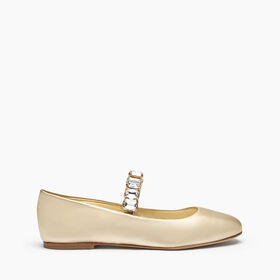 Casadei Flash Ballet Flats Platino 1A283J0101C2677