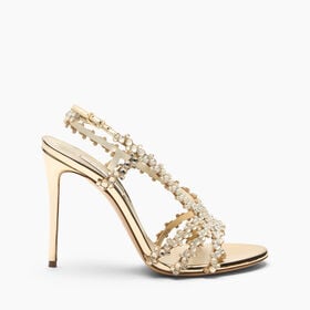 Casadei Julia C-Love Sandal Gold + Platinum 1L488C1001C3077 Casadei Julia C-Love Sandal Gold + Platinum 1L488C1001C3077
