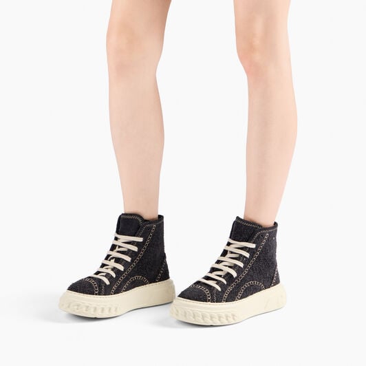 Casadei Stitch Offroad Sneakers Black 2X087A0201ORSTI Casadei Stitch Offroad Sneakers Black 2X087A0201ORSTI