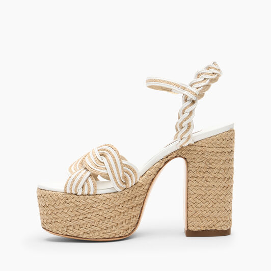 Casadei Plateauschuh Thaiti Weiss 1L476B1201TAHIT