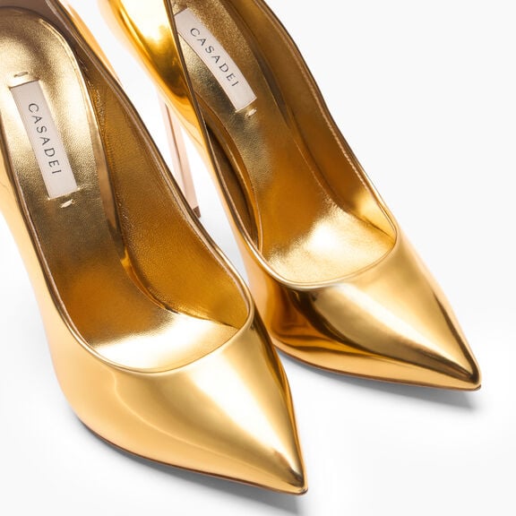 Casadei حذاء بكعب بليد إنترستيلار Gold 1F916W120MINTER Casadei حذاء بكعب بليد إنترستيلار Gold 1F916W120MINTER