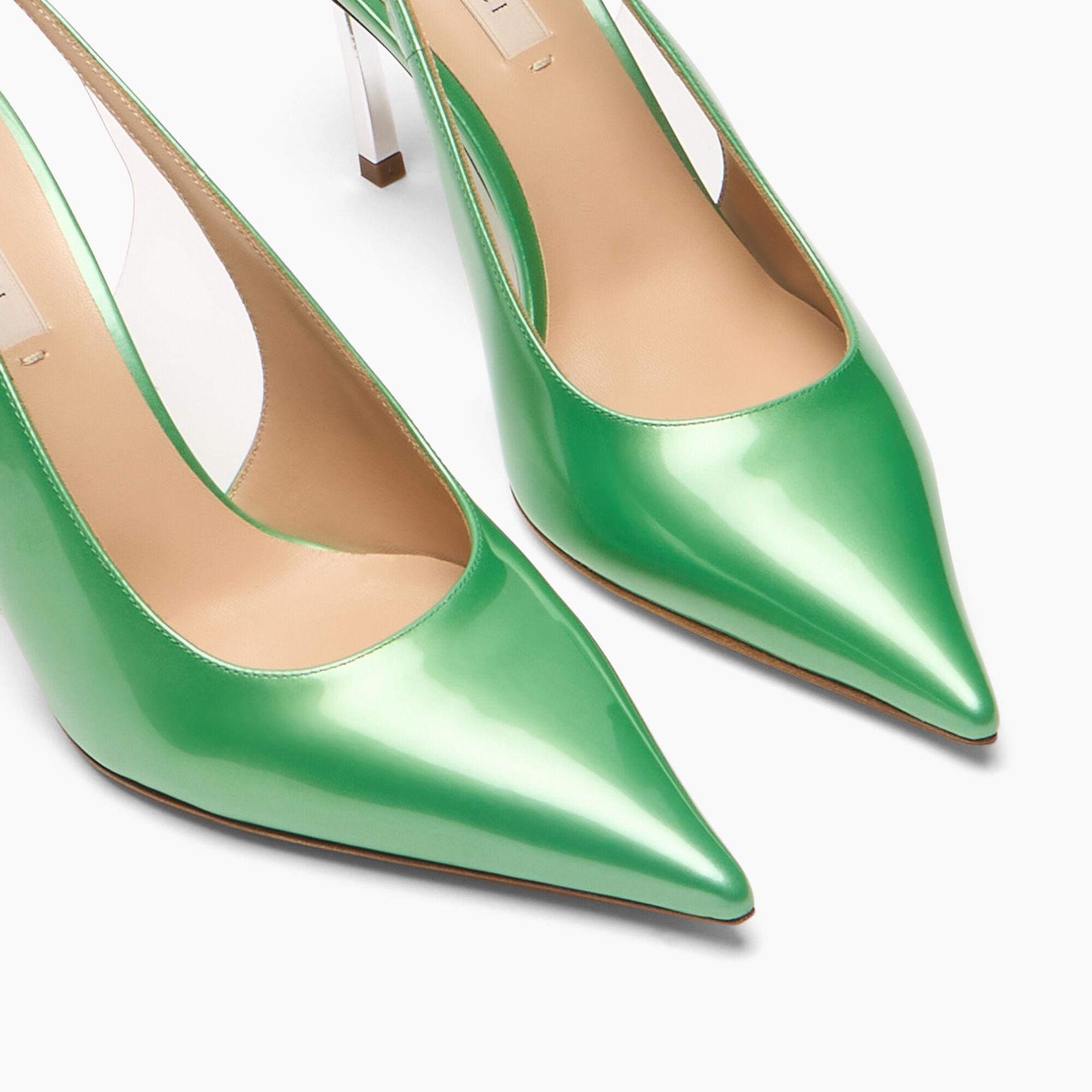 Superblade Samurai Slingback in Emerald for Women | Casadei®