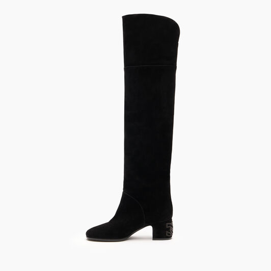 Casadei Muni Nomad Over The Knee Black 1T081A0501NOMAD Casadei Muni Nomad Over The Knee Black 1T081A0501NOMAD