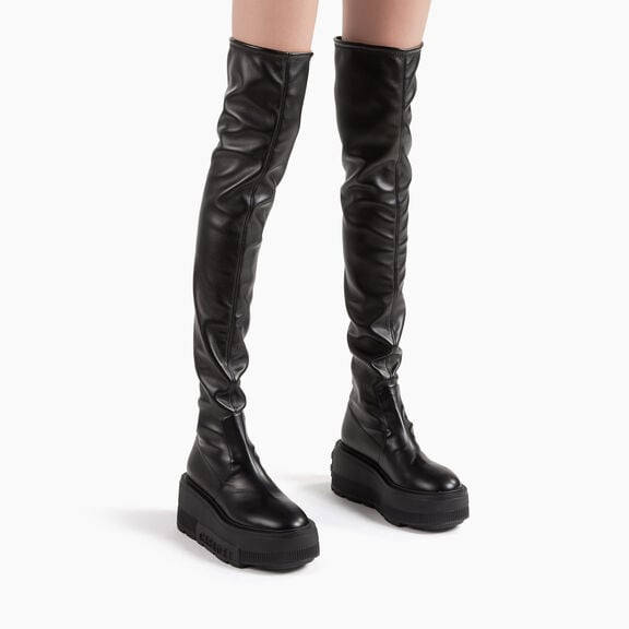 Casadei Nexus Over the Knee Black 2T009T070NNEONA