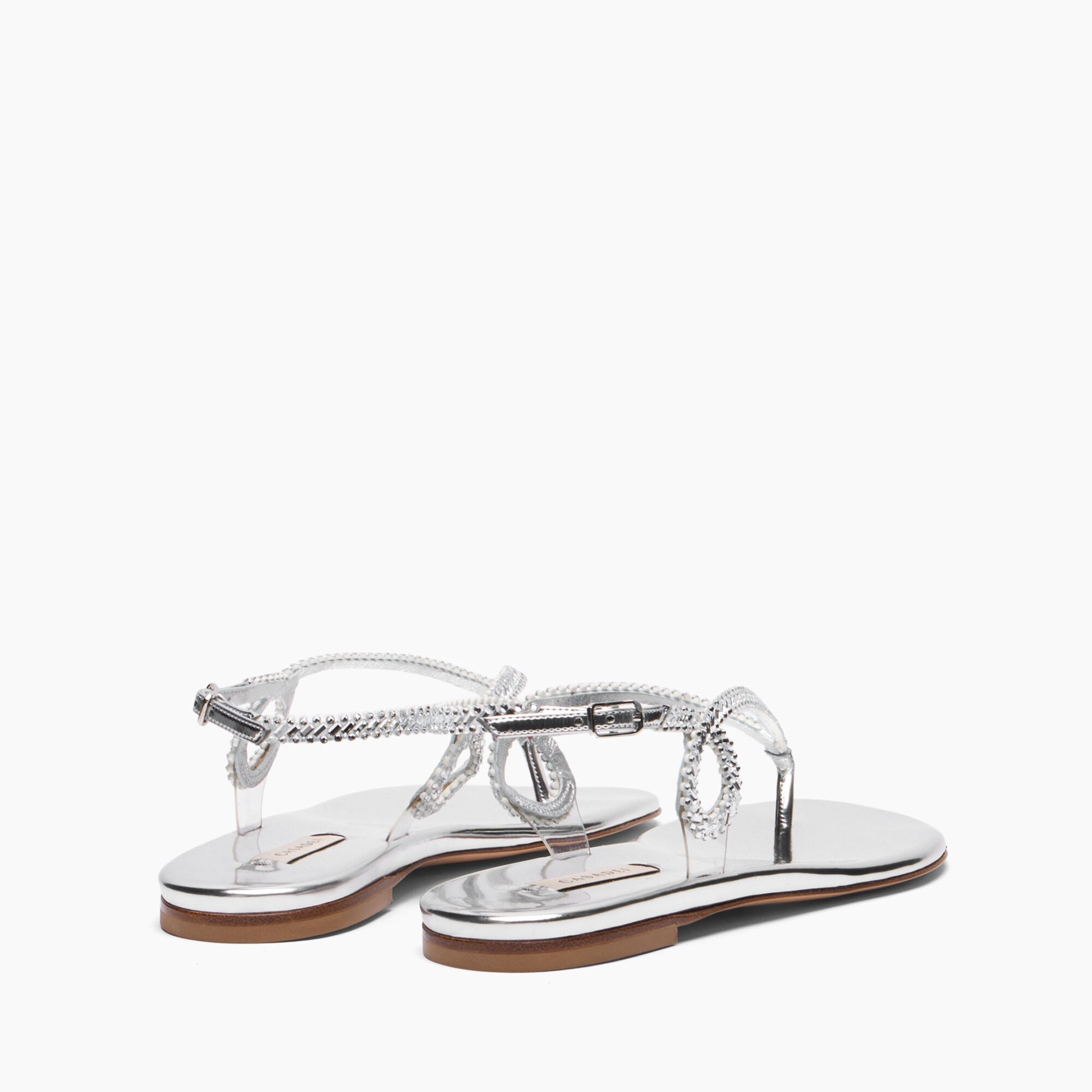 Casadei Josephine Flat Silver. silver 1N251B0101C2952 Casadei Josephine Flat Silver. silver 1N251B0101C2952