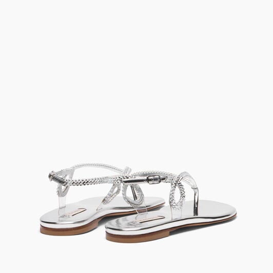 Casadei Josephine Flat Silver. silver 1N251B0101C2952 Casadei Josephine Flat Silver. silver 1N251B0101C2952