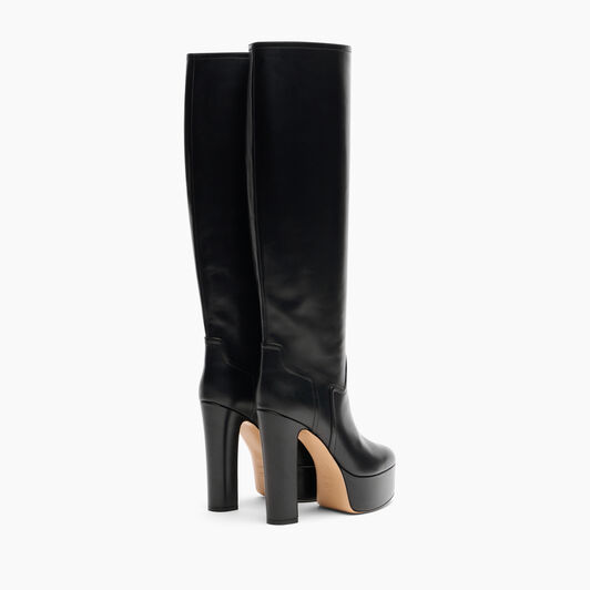 Casadei Patty To The Knee Boots Black 1S381A1301LOVEC Casadei Patty To The Knee Boots Black 1S381A1301LOVEC