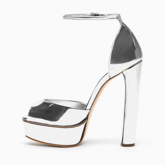 Casadei صندل فلورا بلاتفورم إنترستيلار Silver 1L287Y1401INTER