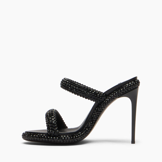 Casadei Sirio Mule Black, black 1M508B100HC2958 Casadei Sirio Mule Black, black 1M508B100HC2958