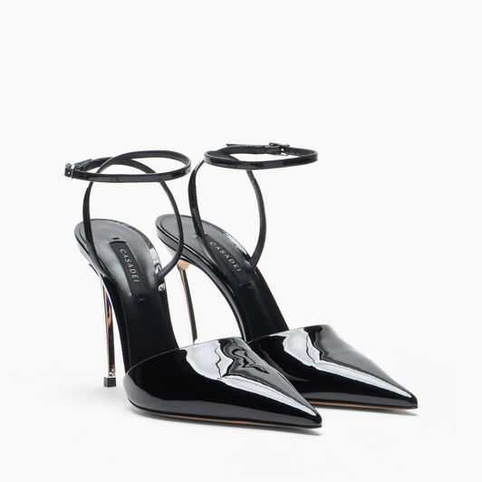 Casadei Superblade Sharp Samurai Pump  Black 1G676B100MC1313