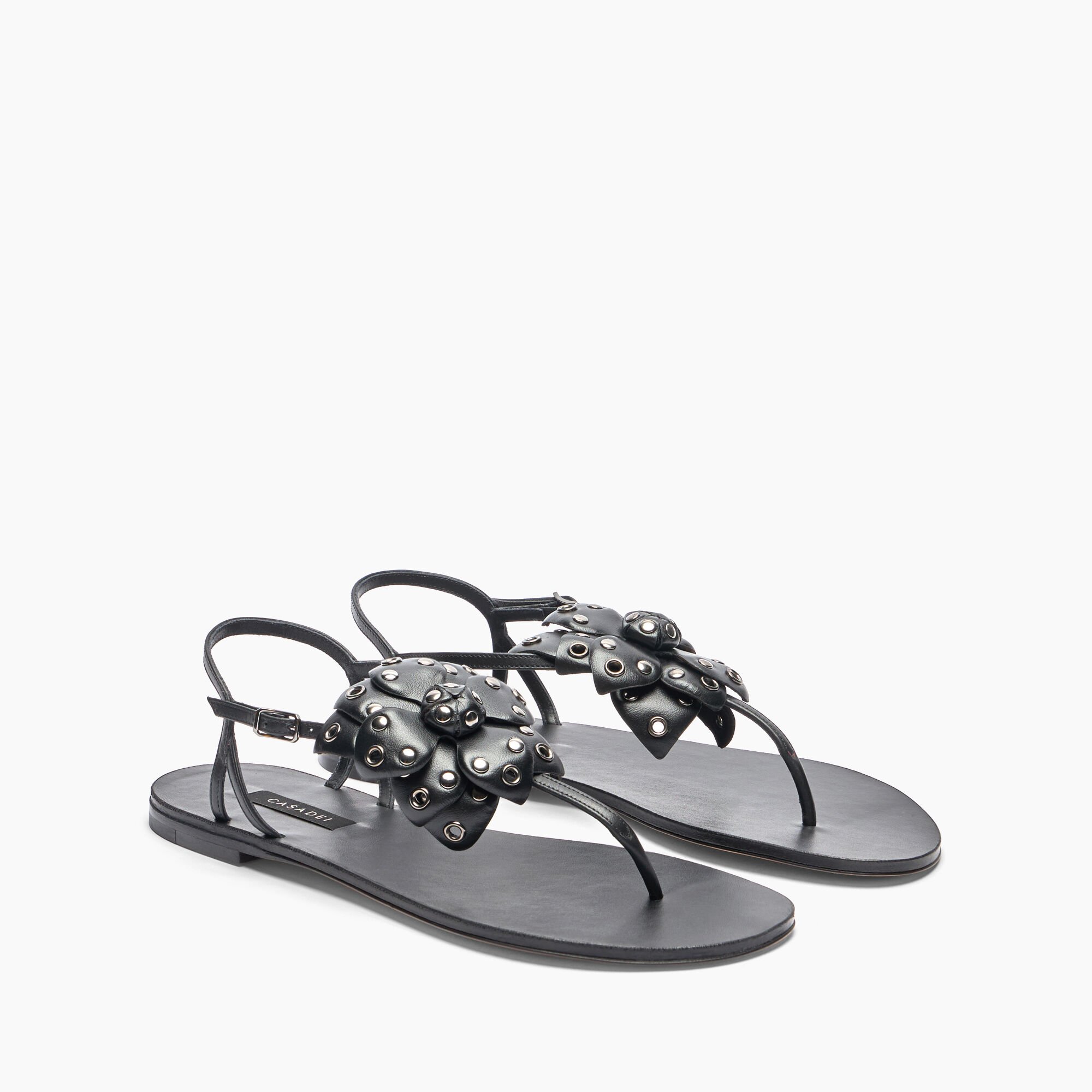 Casadei Angie Flat Black 1N246J0101C2821