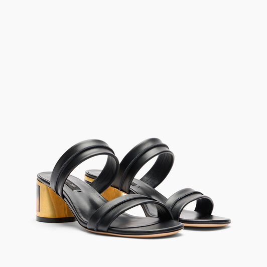 Casadei Bighorn Cleo Sandals Black 1M457J0501C2771