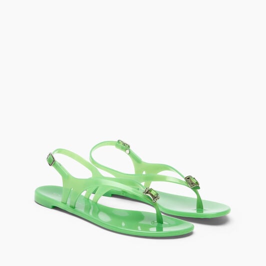 Casadei Jelly Flat Emerald 2Y263B0101BEACH Casadei Jelly Flat Emerald 2Y263B0101BEACH