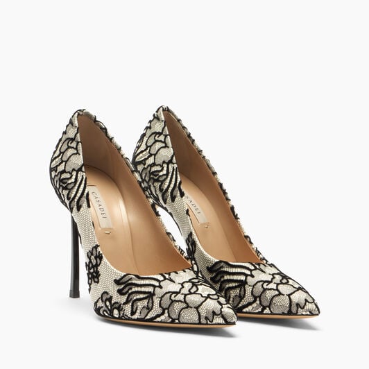 Casadei Blade Pandora Pump Milk 1F078C100TPANDO Casadei Blade Pandora Pump Milk 1F078C100TPANDO