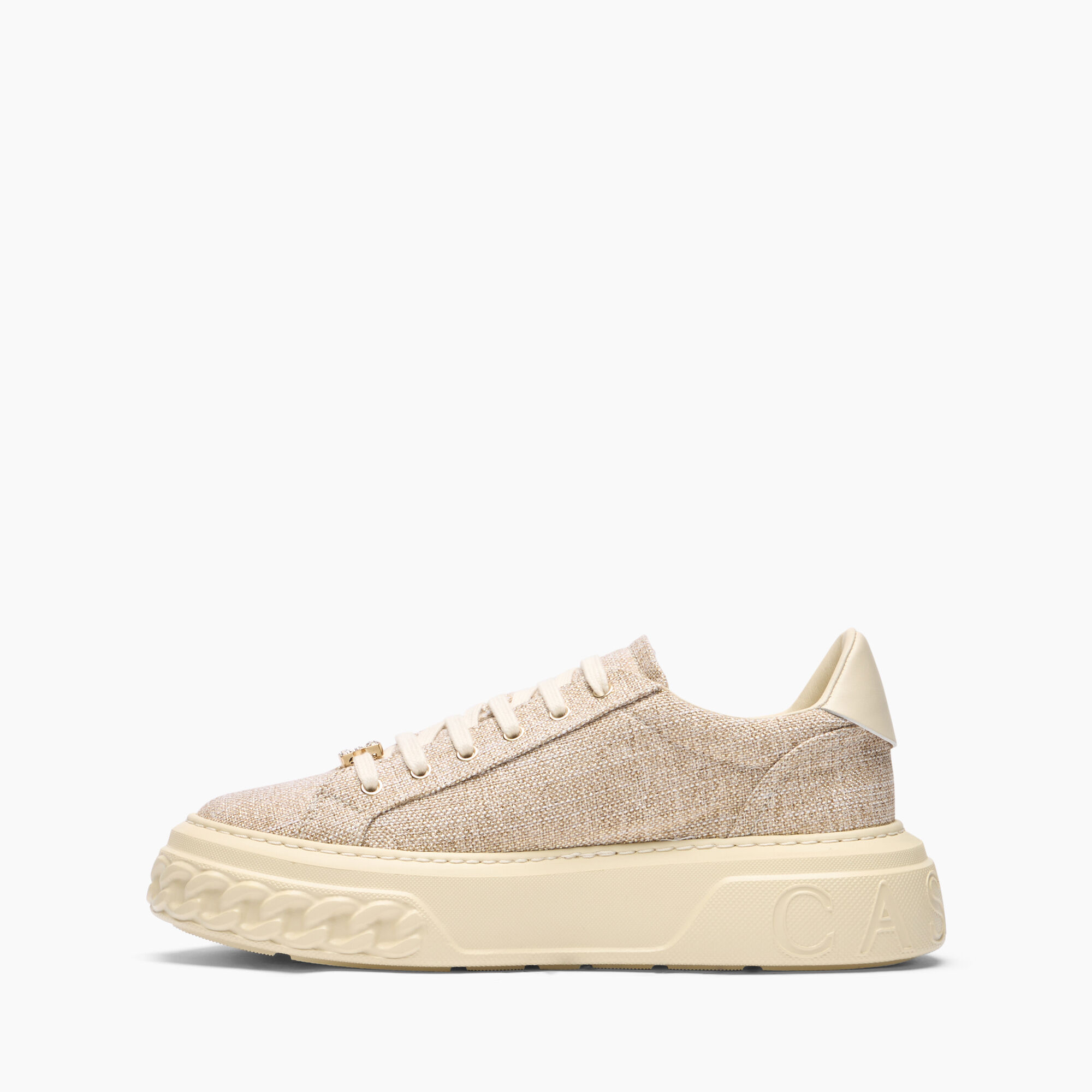 Casadei Off Road Jutalux Sneakers Gold and Milk 2X051J0201C2671