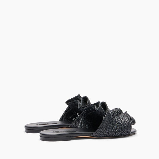 Casadei Hanoi Slide Sandal Black 1M547B0101HANOI