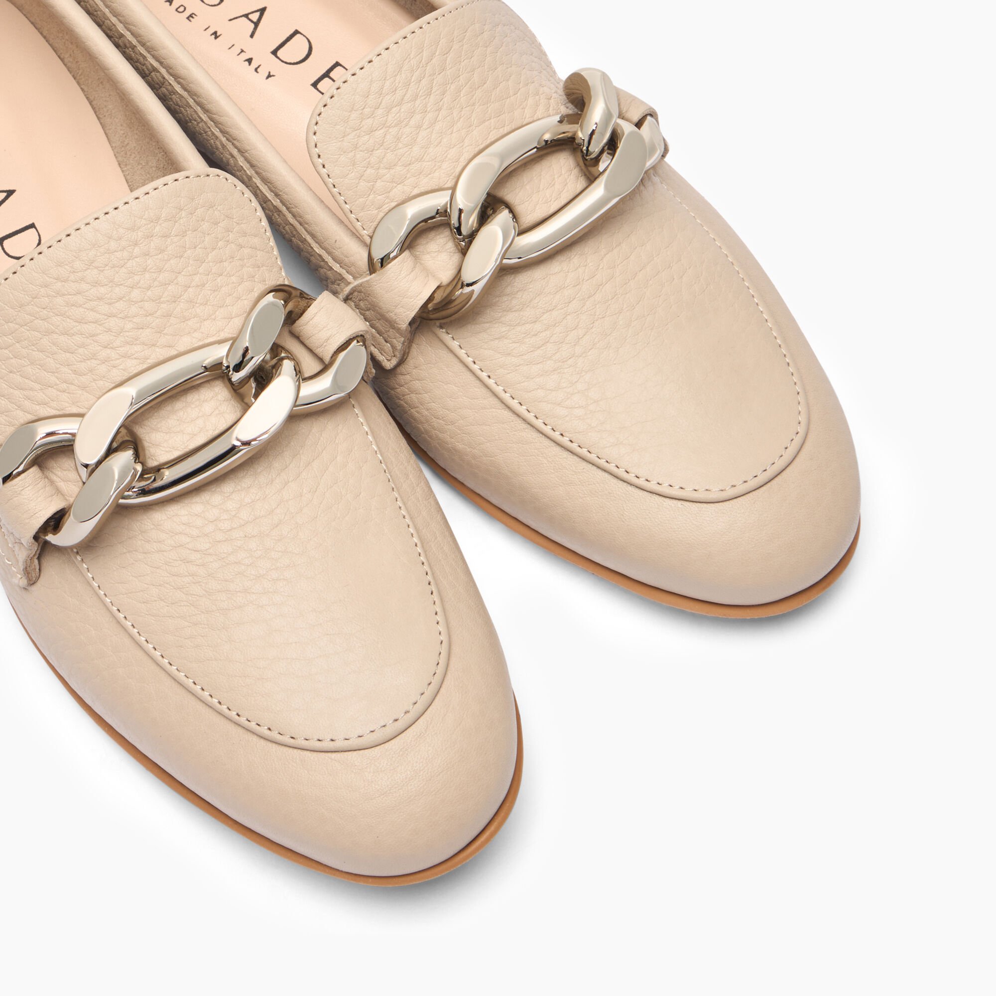 Casadei Antilope Chain Loafers Simply Taupe 1D282J0101C2003