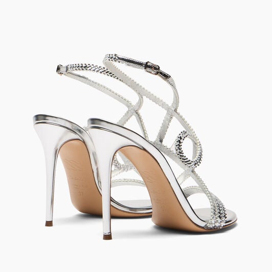 Casadei Josephine Julia Sandalia Silver. silver 1L439B1001C2952 Casadei Josephine Julia Sandalia Silver. silver 1L439B1001C2952