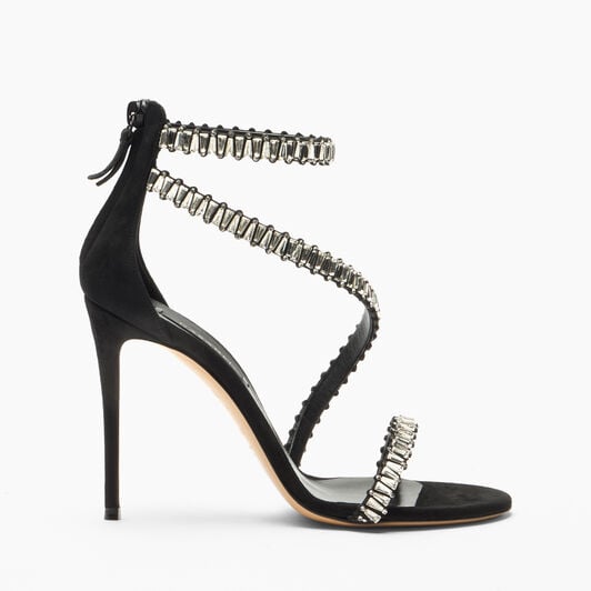 Casadei Sandalo Julia Heaven Black+Dark Silver 1L491C1001T0596 Casadei Sandalo Julia Heaven Black+Dark Silver 1L491C1001T0596