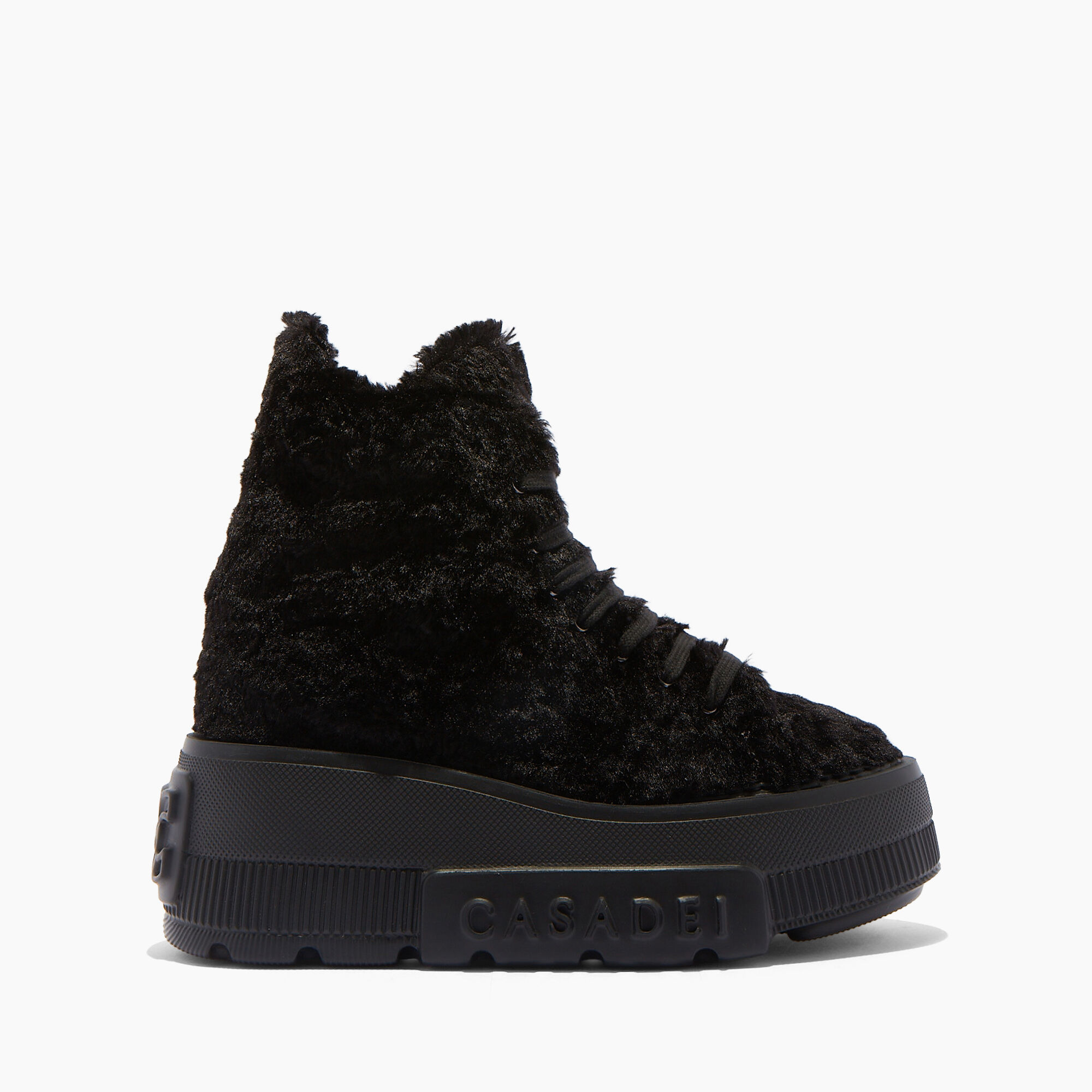 Casadei Nexus Senales Faux Fur Noir 2X976W070NC2188