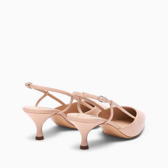 Casadei حذاء بحزام خلفي Julia Minorca Powder 1G621J0501MINOR