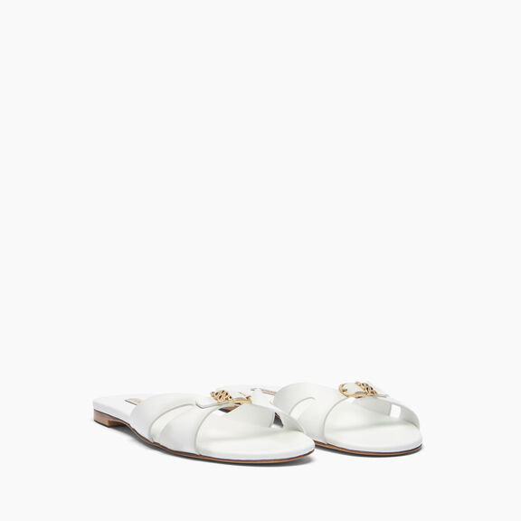 Casadei صندل جين سلايد أبيض 1M564B0101C2124