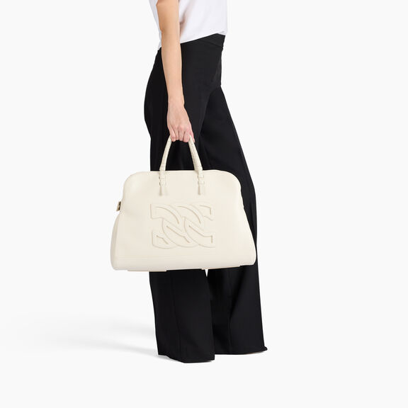 Casadei حقيبة Park Avenue Offwhite 3W458J0000PKAVN