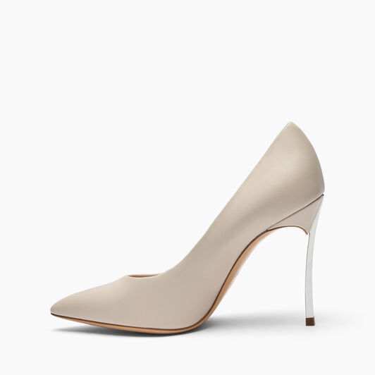 Casadei Blade Pumps Aus Leder Ecrù 1F915W100MC1155