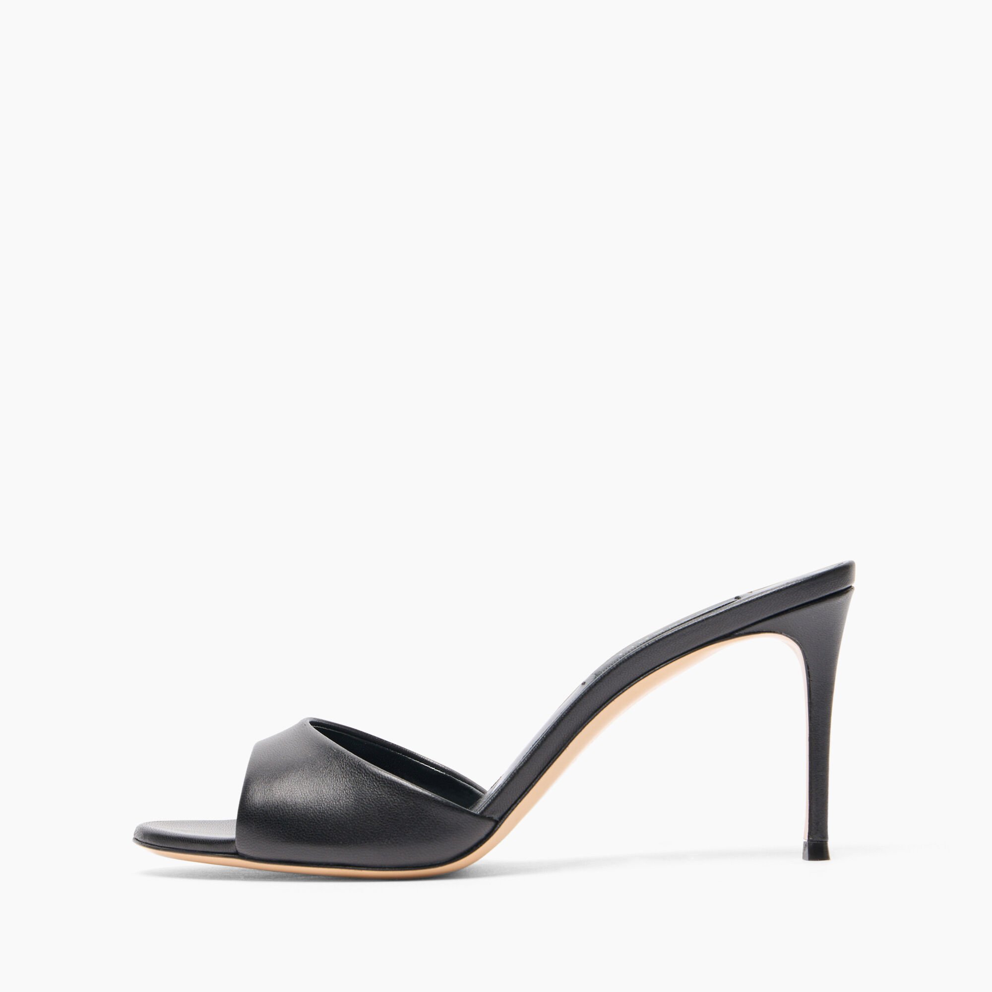 Casadei Julia Leather Mules Black 1M407J0801MINOR