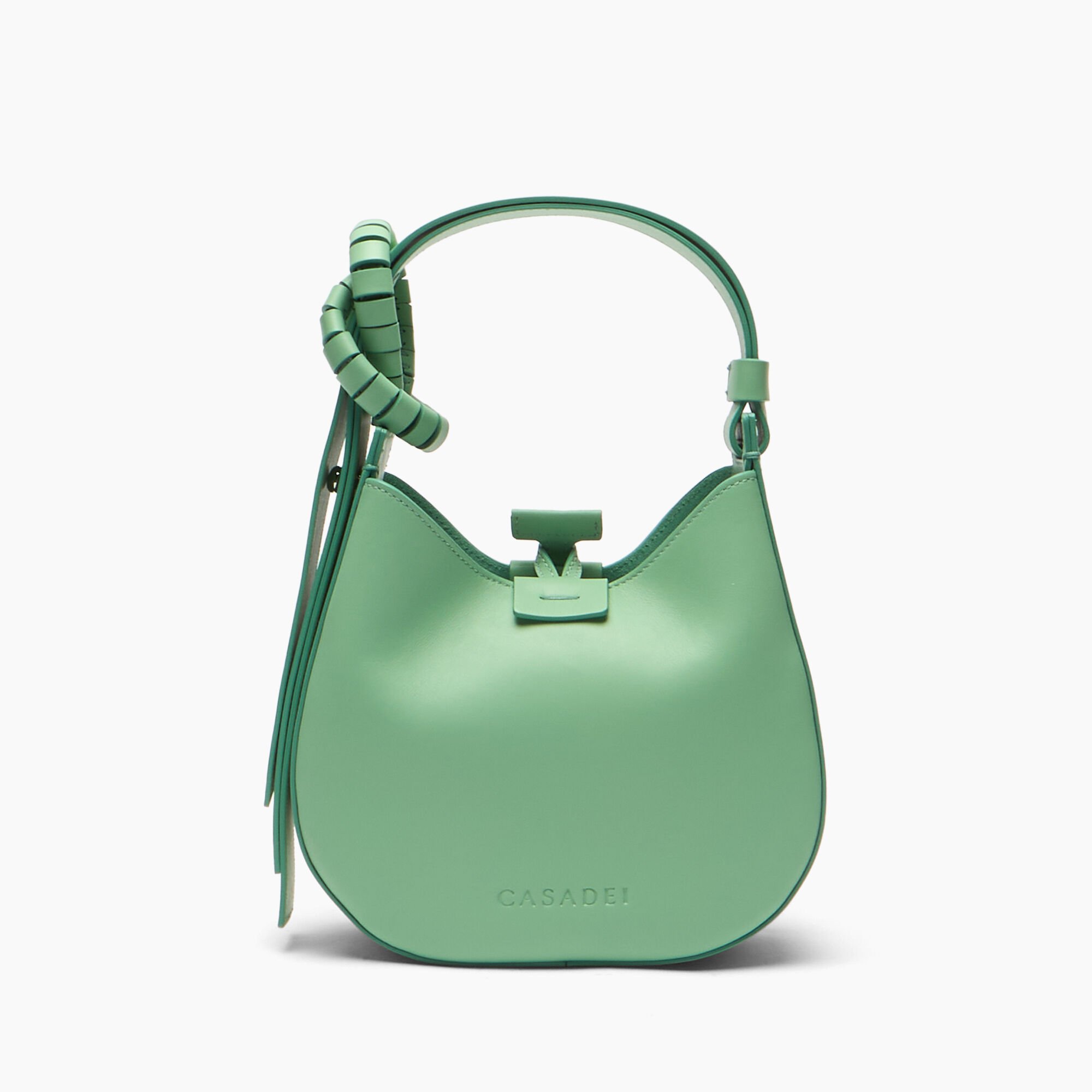 Casadei Mini Vandome Bag Green light 3W492B0000VDMNO Casadei Mini Vandome Bag Green light 3W492B0000VDMNO