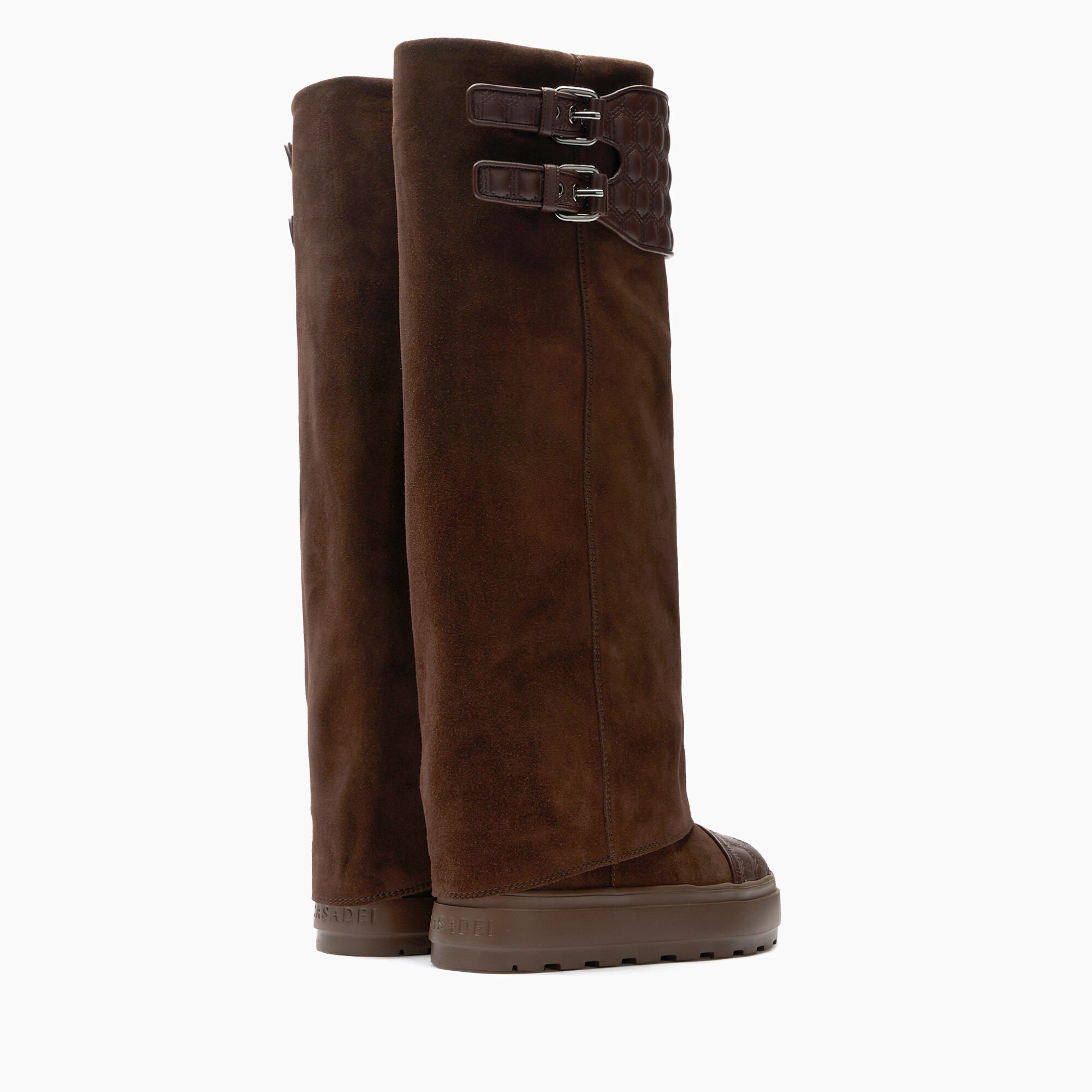  Maison Lab Double Face Suede Boots Cocoa Sella 2S356Y0801C2573