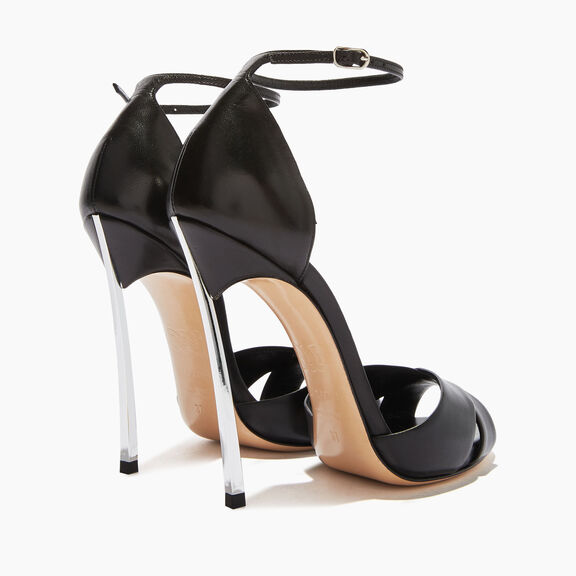 Casadei صندل بليد كروس كروس أسود 1L556P120MAMINO