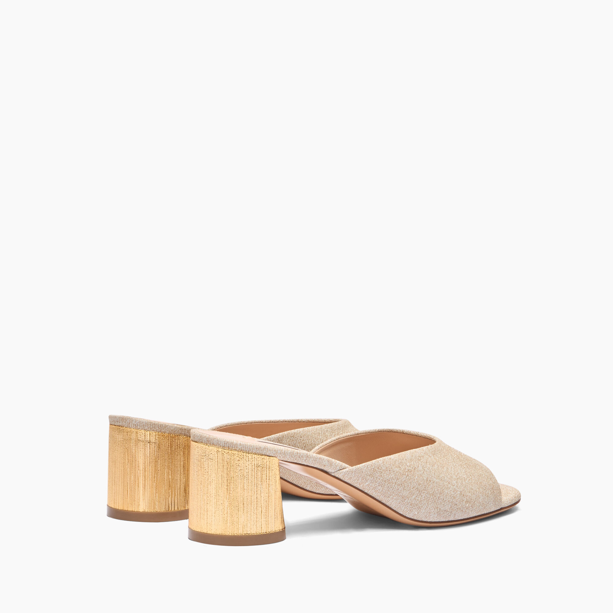 Casadei Cleo Opera Bellagio Mules Gold 1M427J0501C2658