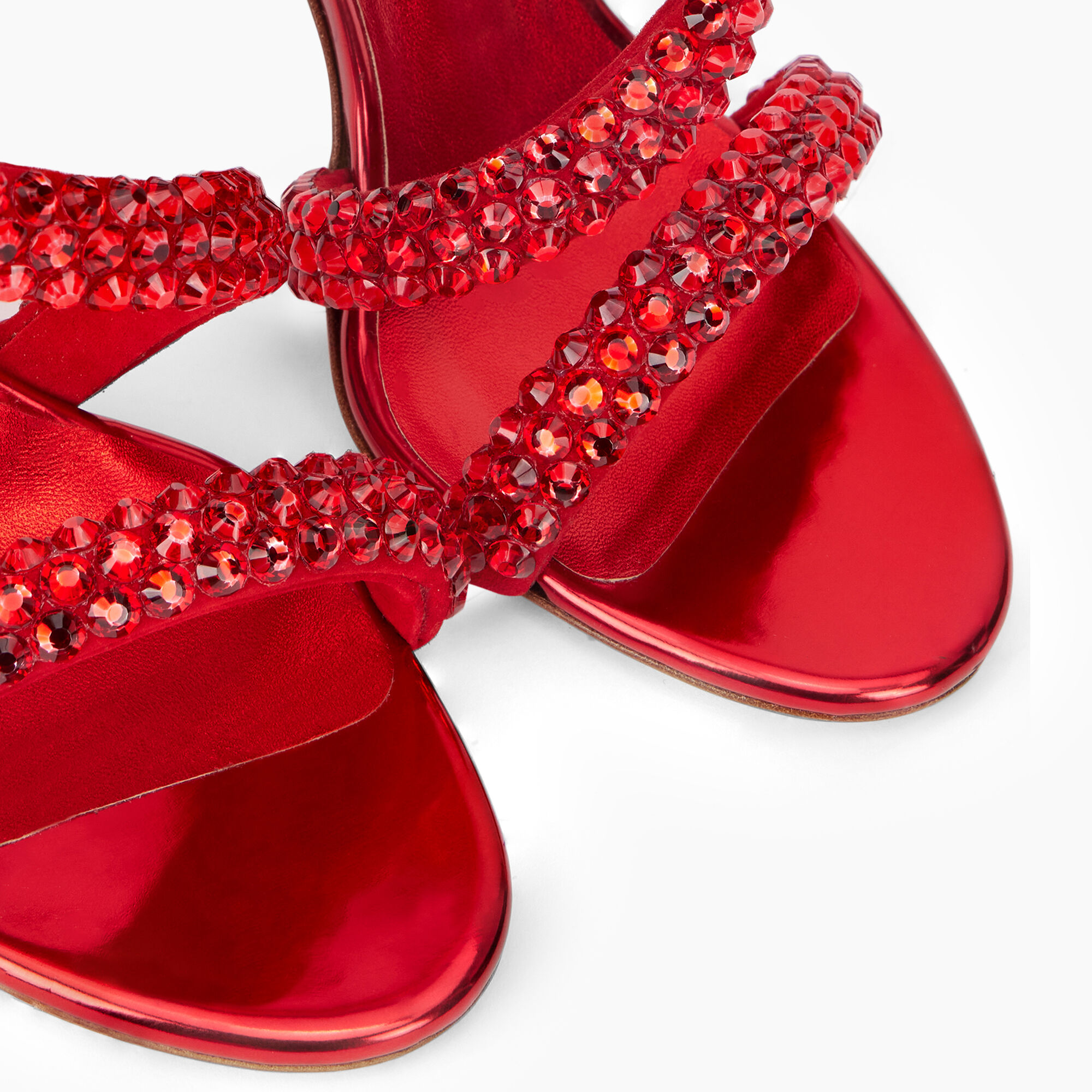 Casadei Alice Blade Maxi Sandals أحمر شفاه 1L280Y100MC2543