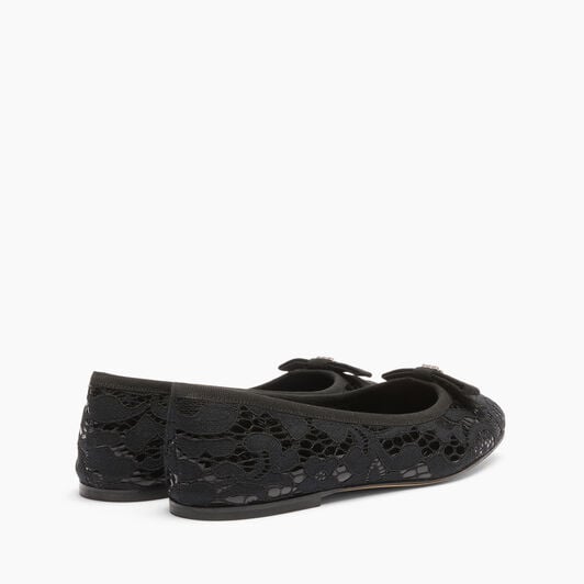 Casadei Liberty Ballet Flats Black 1A291A0101C2867 Casadei Liberty Ballet Flats Black 1A291A0101C2867