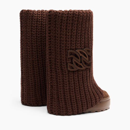 Casadei Double Face High Boot Cacao 2S399A0811T0562 Casadei Double Face High Boot Cacao 2S399A0811T0562