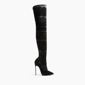 Casadei Lingerie Blade Over The Knee Black 1T082A120TLNGRE