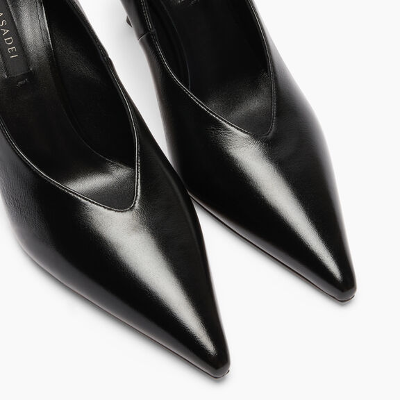 Casadei Nina Pump Black 1F070C0801SHINY Casadei Nina Pump Black 1F070C0801SHINY