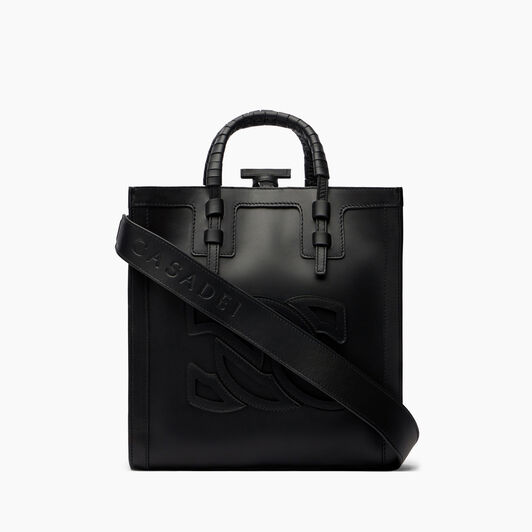 Casadei Ale Leather Bag Black 3W383W0000LOVEC Casadei Ale Leather Bag Black 3W383W0000LOVEC