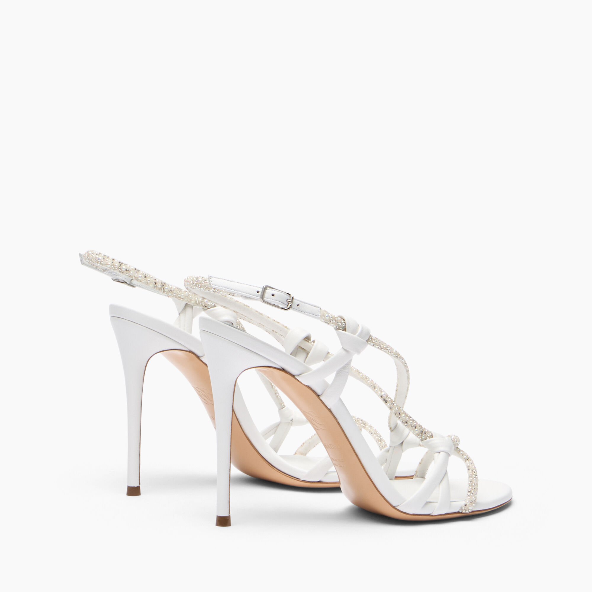 Casadei Julia Itaca Sandal White, Silver 1L472B1001ITACA