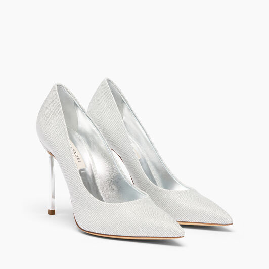 Casadei Blade Pump Silver 1F915W100MTRINI